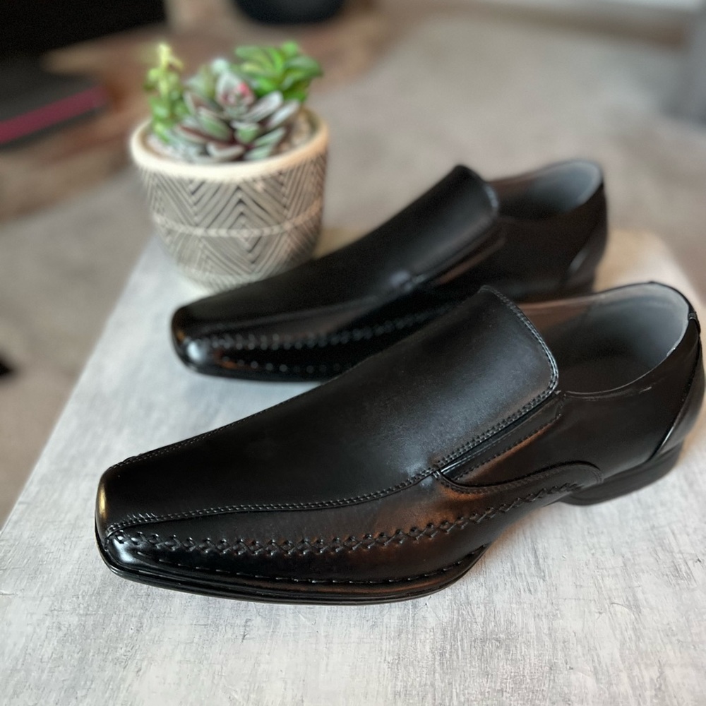 New Mens Steve Madden Black Size 13M Entrace Slip On